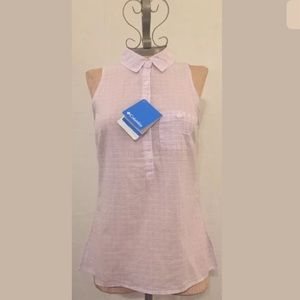 New Columbia PFG Women's XS Plaid Sleeveless Top